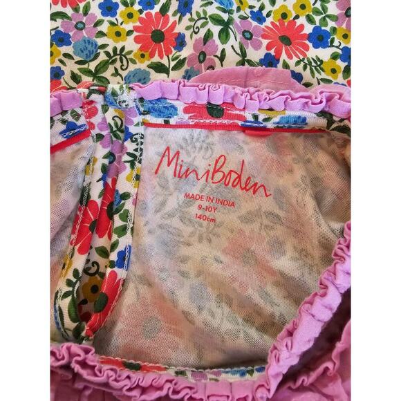 Mini Boden Floral Kids Dress - Multicolor - Picture 9 of 16